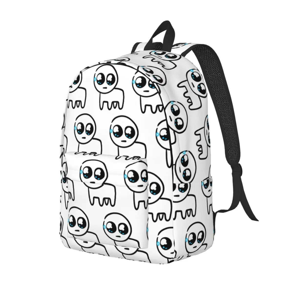 TBH Autism Creature Meme Yippee Student Backpack School Bag Hiking Travel Daypack for Boys Girls Fashion Bookbag Shoulder Bags
