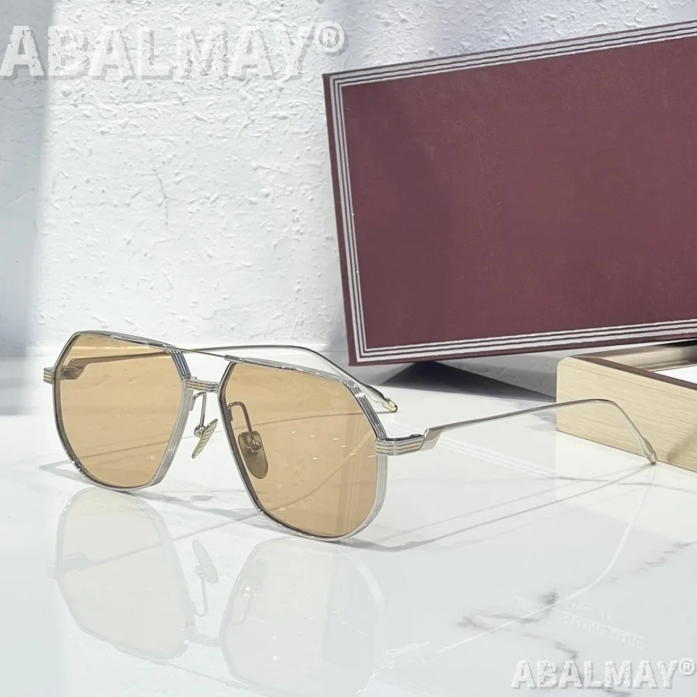 نظارات شمسية عالية الجودة للرجال والنساء مقاس رينولد 61-14 نمط UV400 ريترو موضة تصميم خاص نظارات شمسية مع صندوق