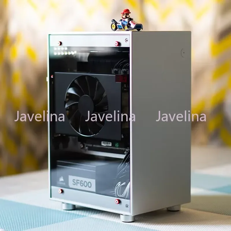 for CAPTAIN S. V6 Compact ITX Chassis Supports A4 Riser Short GPU SFX PSU Cute Mini PC Case Custom Build Small Form Factor