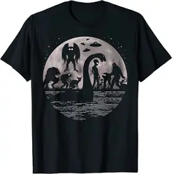 Bigfoot Loch Ness Monster Mothman Alien Funny Cryptid T-Shirt