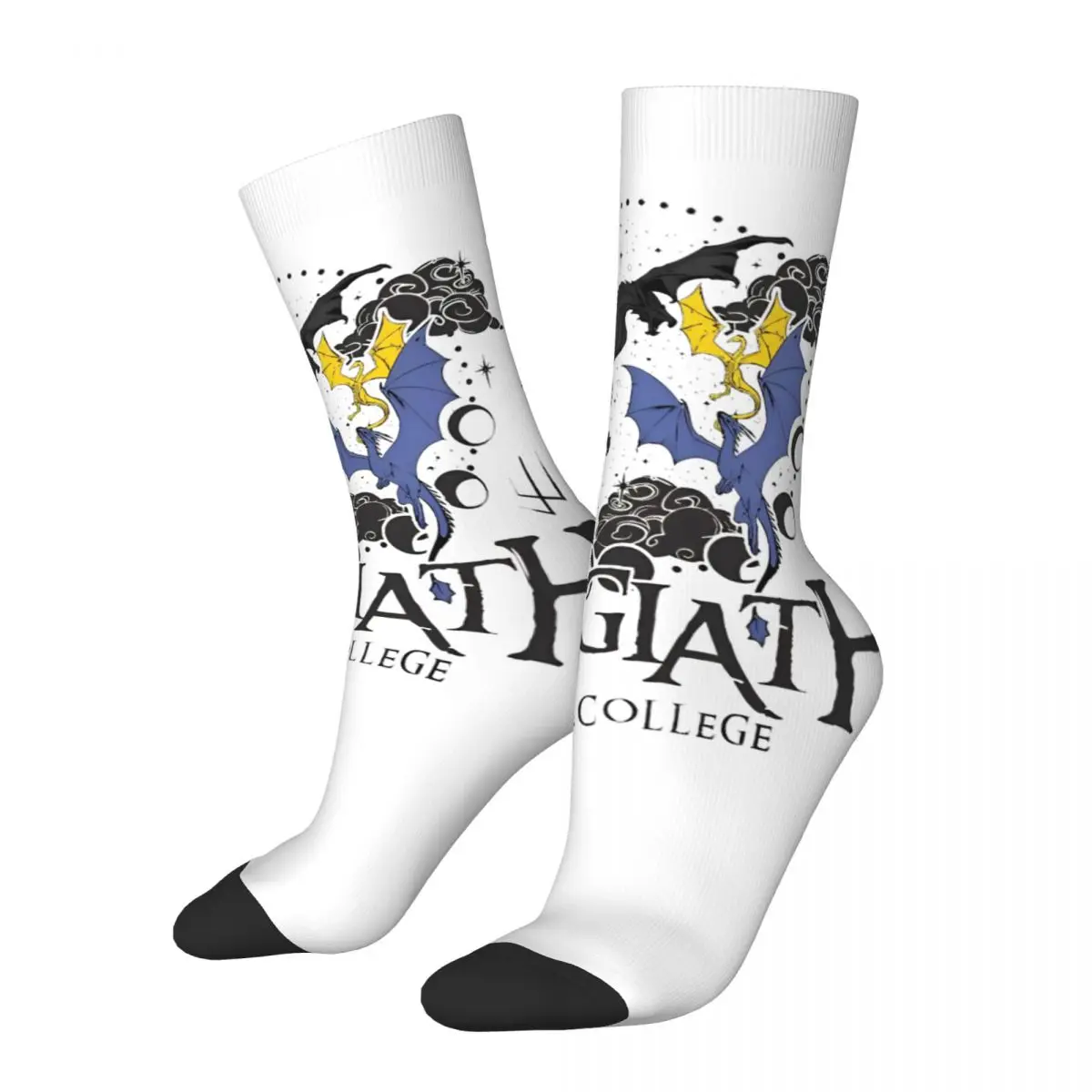 Mannen Vrouwen Basgiath War College 40 Vierde Vleugel Sokken Warme Casual Sokken Harajuku Merch Middle Tubecrew Sokken Verjaardagscadeau