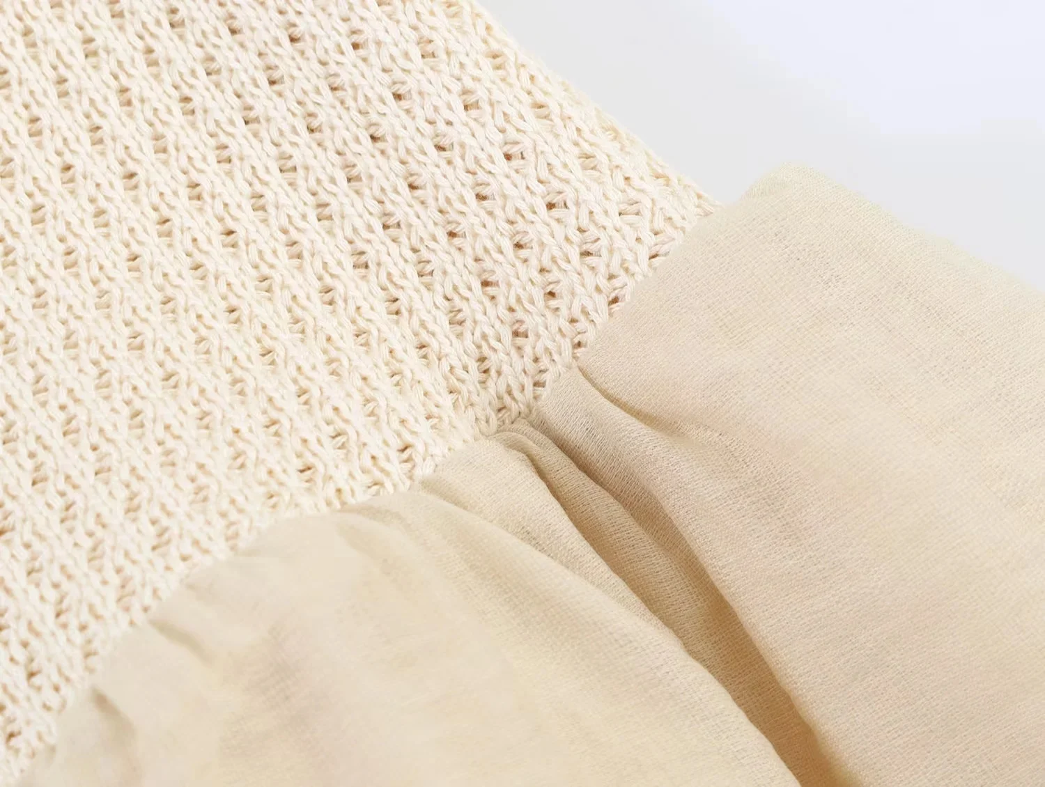 KONDALA Lässiges Damen-Strickrock-Set: V-Ausschnitt, Knöpfe, Kurzarm-Cardigan, Langer Rock – Modische Sommer-Urlaubs-Eleganz 2026 – Detail 15