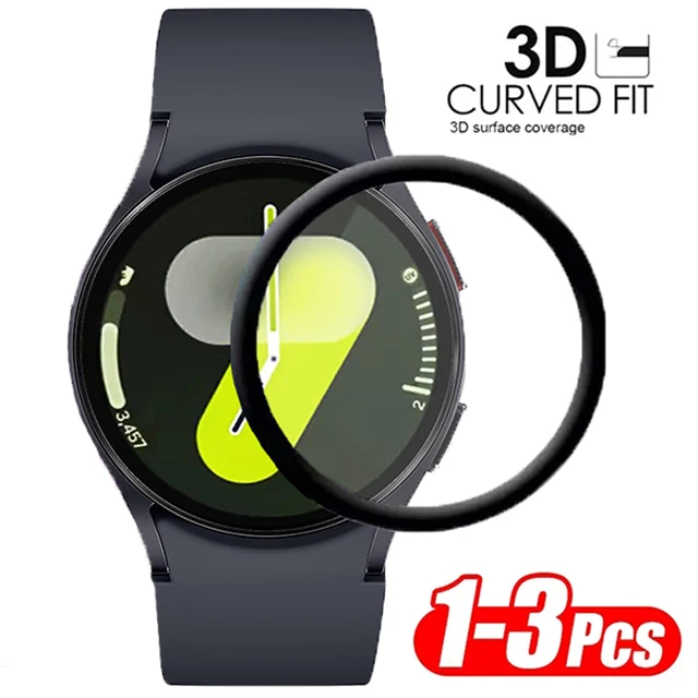 Screen Protector Film For Samsung Galaxy Watch 7 6 5 4 40mm 44mm Full Coverage 3D Curved Cover Galaxy 7 Accessories Not Glass