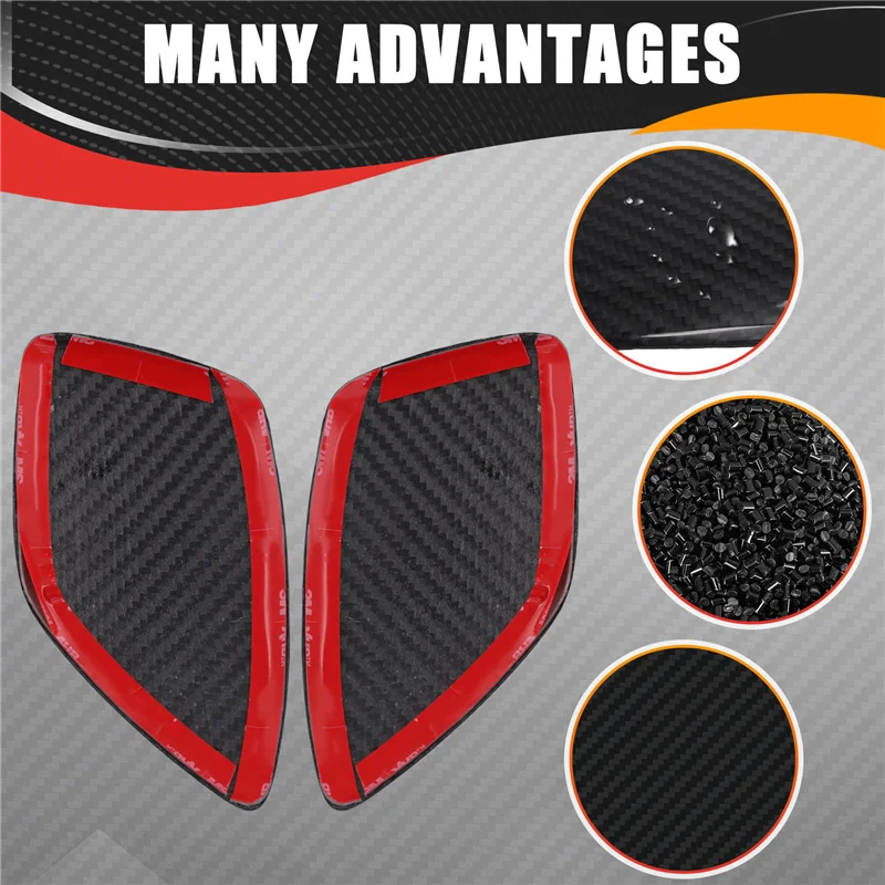 

AB16-Motorcycle Fuel Tank Protective Cases Carbon Fiber Decoration Sliders Protector Covers For KAWASAKI ZX-4R/RR/25R