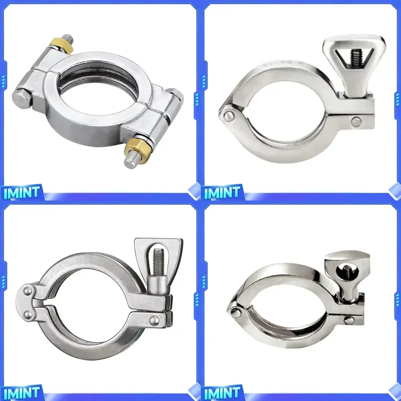Hygienic Stainless Steel Food Grade Breast Clip Clitoris Clamp 304 Stainless Food Grade Sanitary Clamps