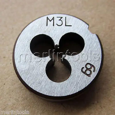 3mm x .5 Metric Left hand Die M3 x 0.5mm Pitch