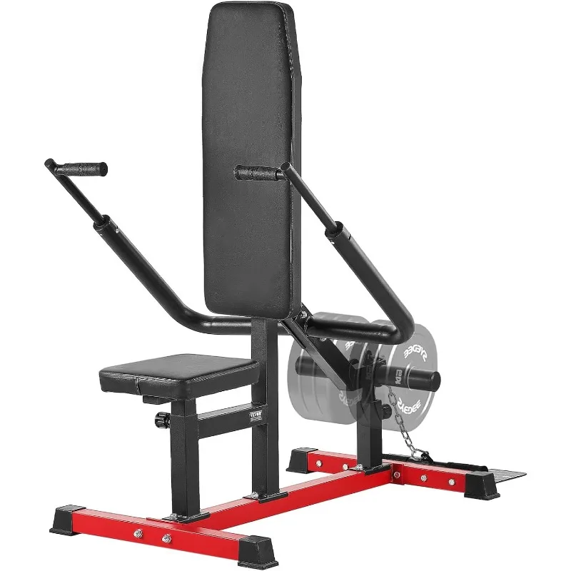 VEVOR Máquina de Press de Pecho, Set de Press de Banco, Banco Ajustable Plano e Inclinado con Brazos Convergentes Independientes, Equipo para Parte Superior del Pecho