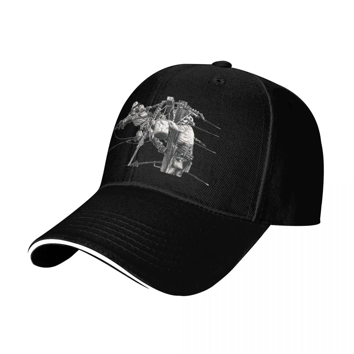FiberGlass H-Frame Power Line Work Portrait by RP Thor Baseball Cap Men Women Casual Summer Sport Sun Cap