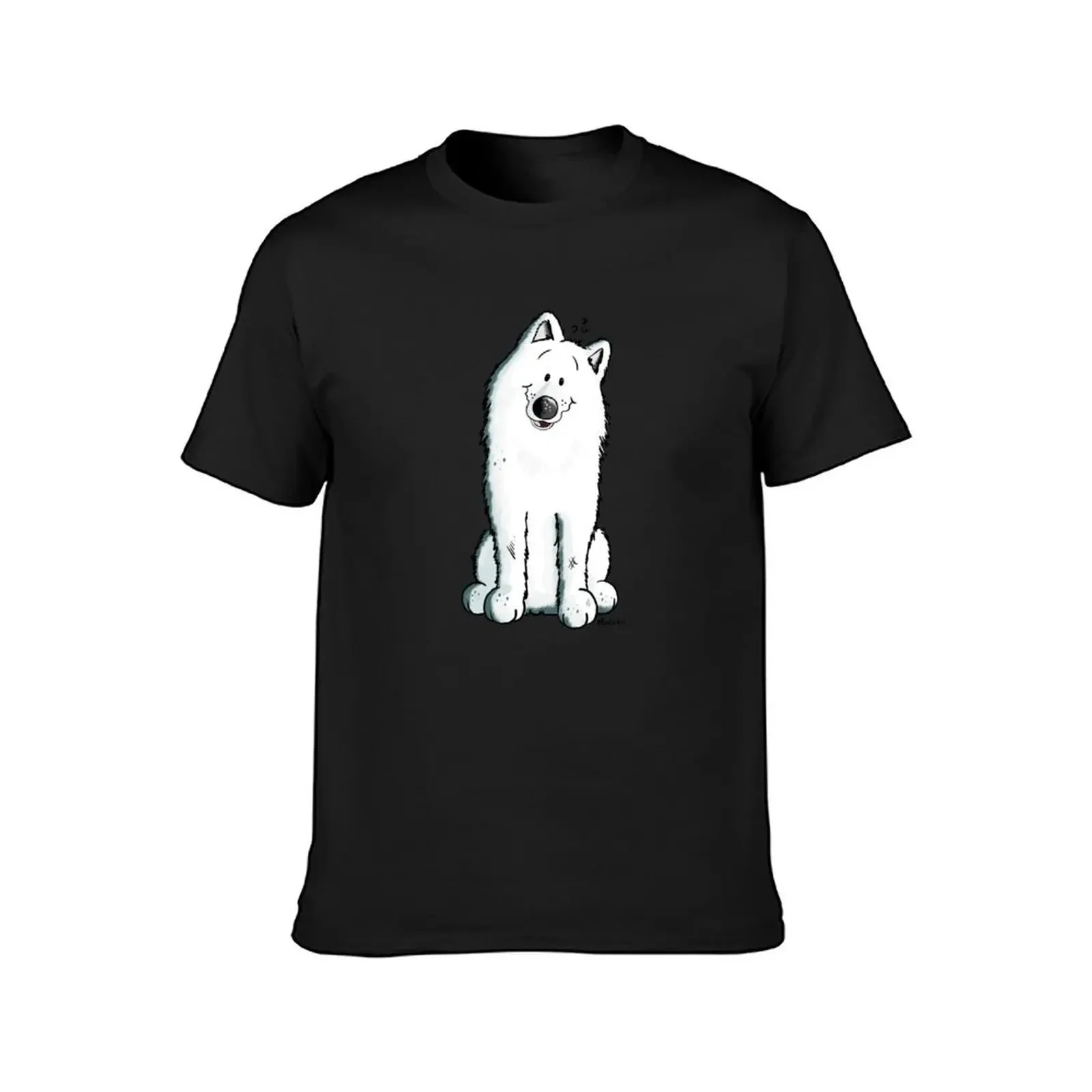 Cute Samoyed Dog Cartoon - Gift T-Shirt vintage graphic tee rapper graphic tees shirts graphic tee clothes for men