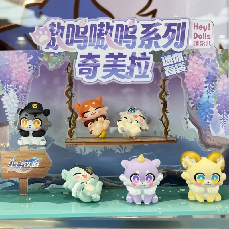 Originale Honkai: Star Rail Ava Woo Ava Woo Serie Chimera Mini Cieco Scatola Decorazione del Desktop Modello Giocattolo Carino Regalo di Compleanno della Ragazza