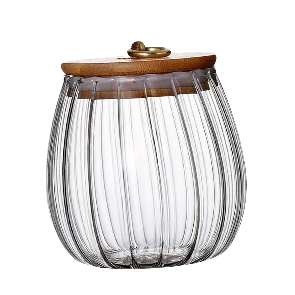 

Storage Container with Lids Tea Jar Clear Candy Airtight Kitchen Food Canister Xmas Cookie Jars