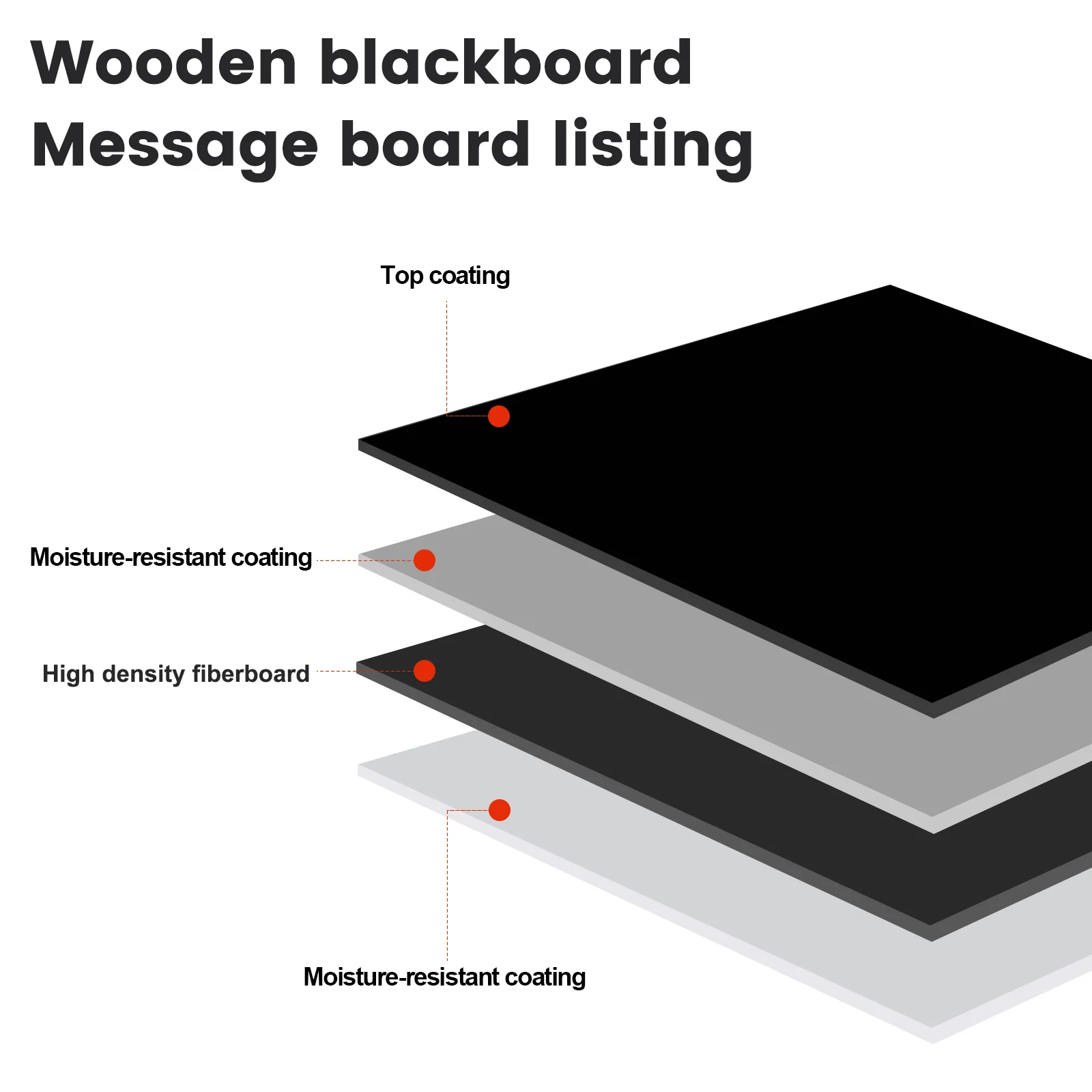 

Black Hanging Chalkboards Mdf Message Display Boards Erasable For Chalk 26X14X0.5Cm Rope Attached Blackboard Decor Home