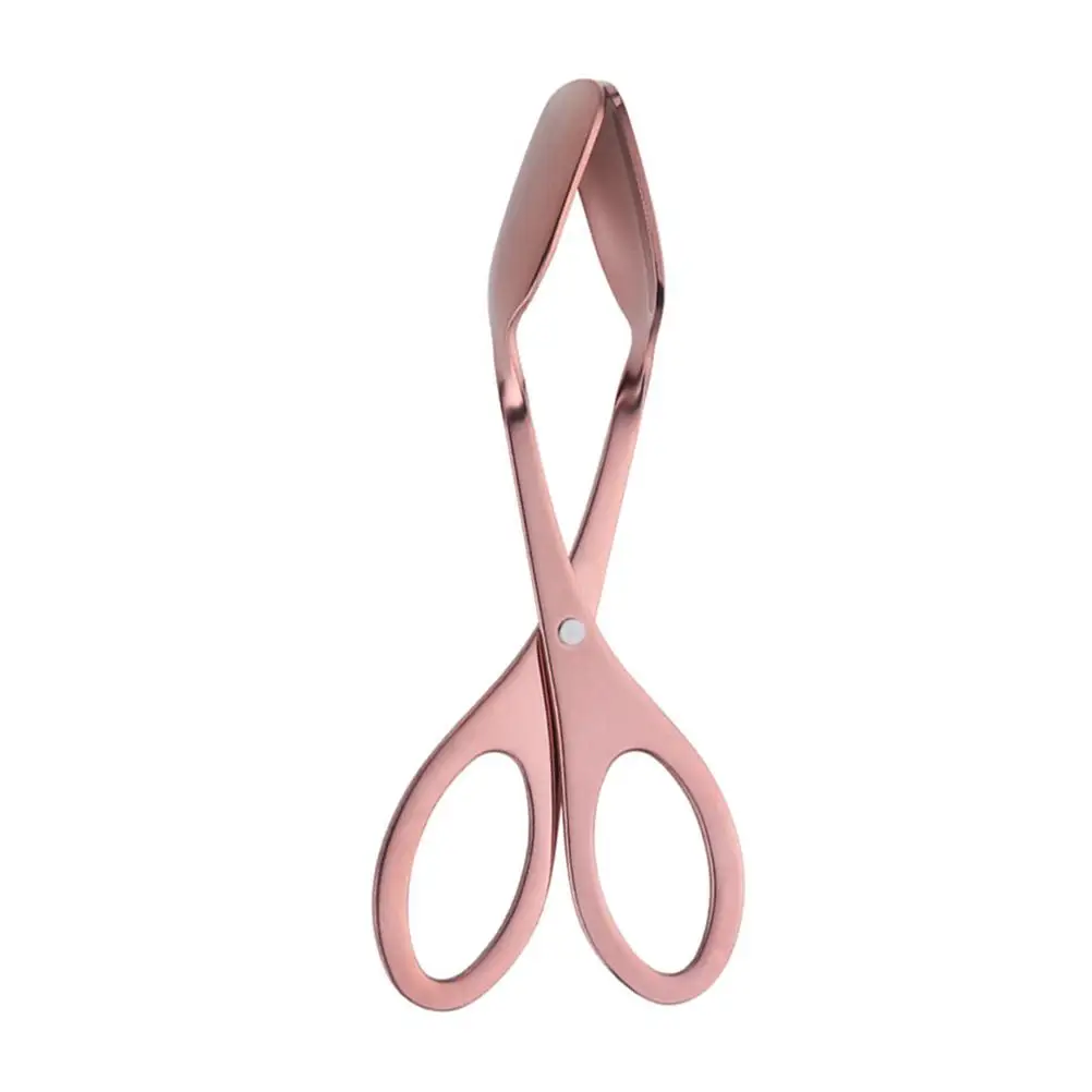 

Food Clip Multifunction Tongs Stainless Steel Scissor Design Bread Egg Clamp Kitchen Tool Heat Resistant Wear Resistant