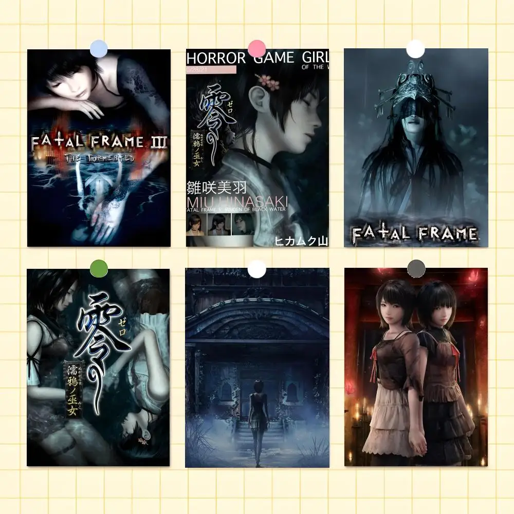 Póster de Game F-Fatal F-Frame, arte de pared multiusos para sala de estar, dormitorio, oficina, bar, decoración del hogar, regalo