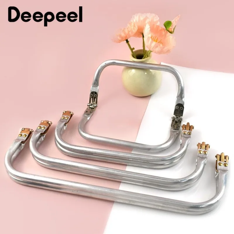

1-5Pcs Metal Aluminium Tube Clutch Inner Bag Wallet Clip Purse Frame Handbag Insert Liner Handle Invisible Bags Accessories