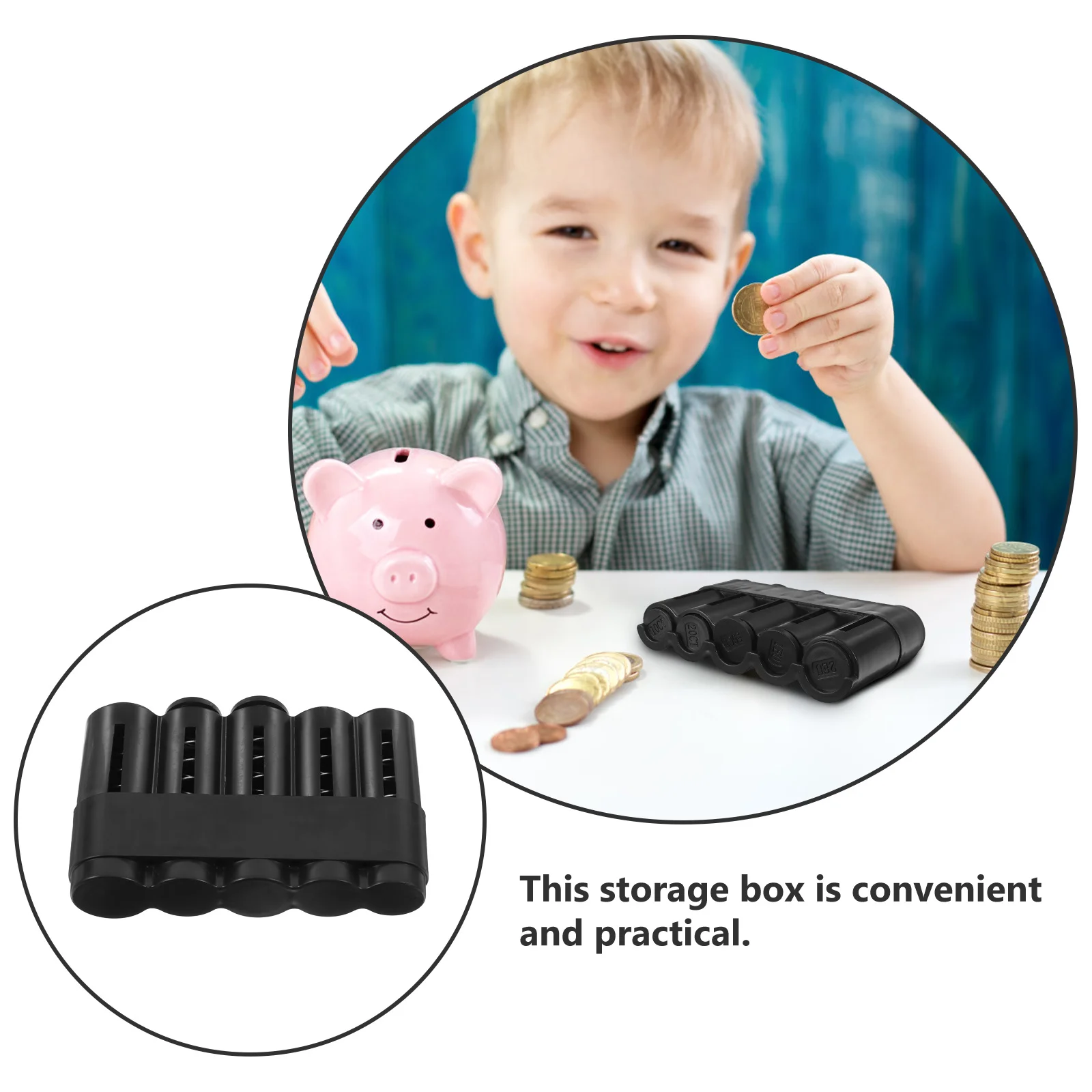 Travel Coin Storage Box Plastic Organizer Case for Collectors Portable Protection Display and Management