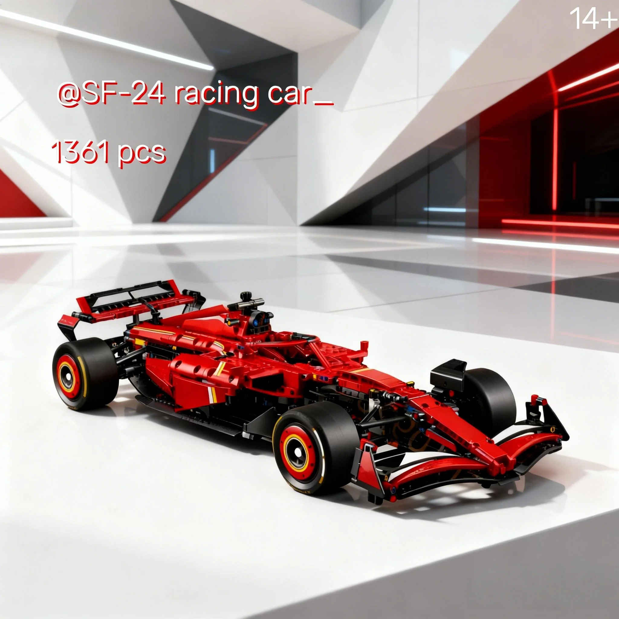 

Технический конструктор 42207+1361 деталей, серия SF, гоночный автомобиль, суперкар, сборная модель, креативный набор для взрослых, подарок на день рождения для детей