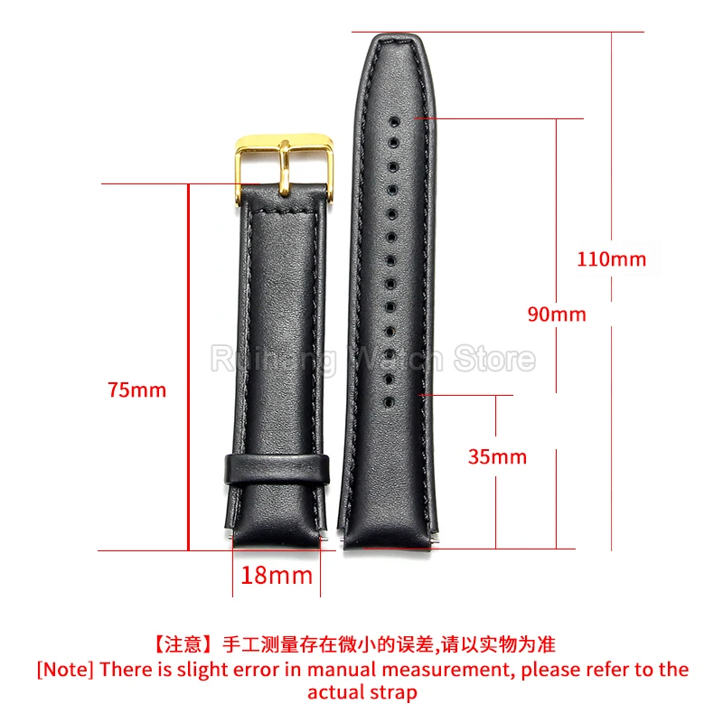 Soft and Skin-Friendly Cowhide Watch Bracelet for Huawei B4 B6 B7 Delicate Texture Waterproof and Long Lasting Wear Resistance