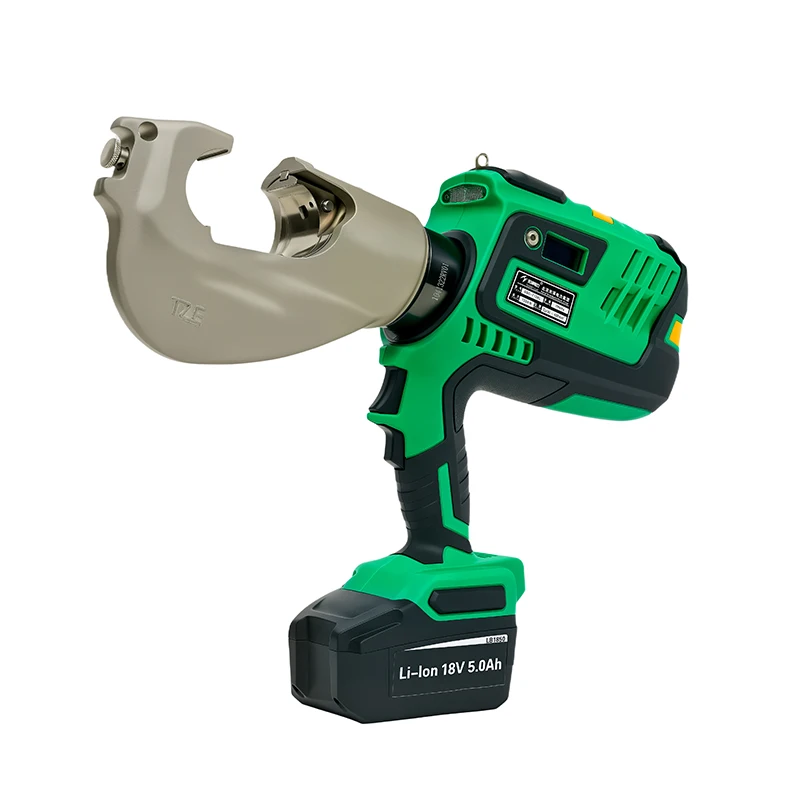 Tianze Electric Power 400mm 13T Battery Operated Cable Crimper Electric Hydraulic Tool Alloy Steel 70MPa For Copper Connector