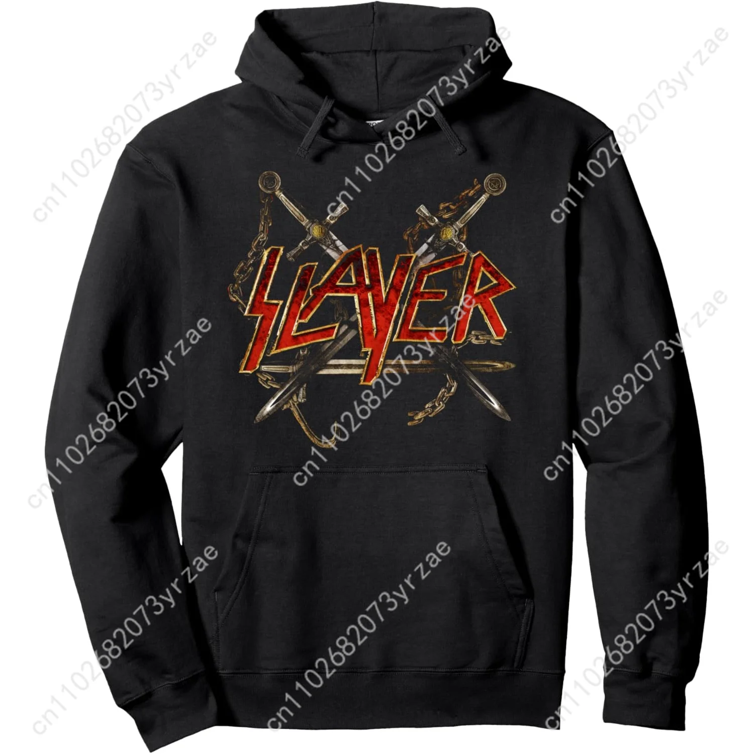 

Slayer Seasons Swords Pullover Hoodie Mens Womens Pullover Fashion Comfortable Hoodies Sweatshirts Breathable Vintage Tops