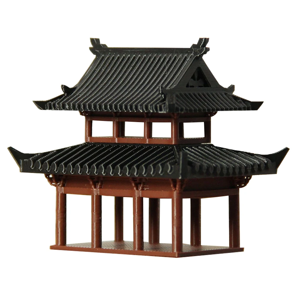 

Micro Landscape Architecture Decors Aquarium Miniature Dollhouse Fairy Accessories Statuette Plastic Asian