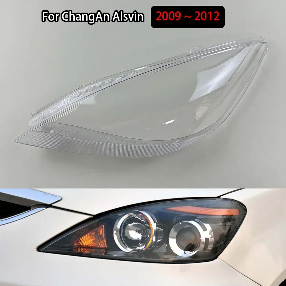 

For ChangAn Alsvin 2009 2010 2011 2012 Front Headlamp Cover Transparent Lampshade Headlight Shell Lamp Shade Plexiglass