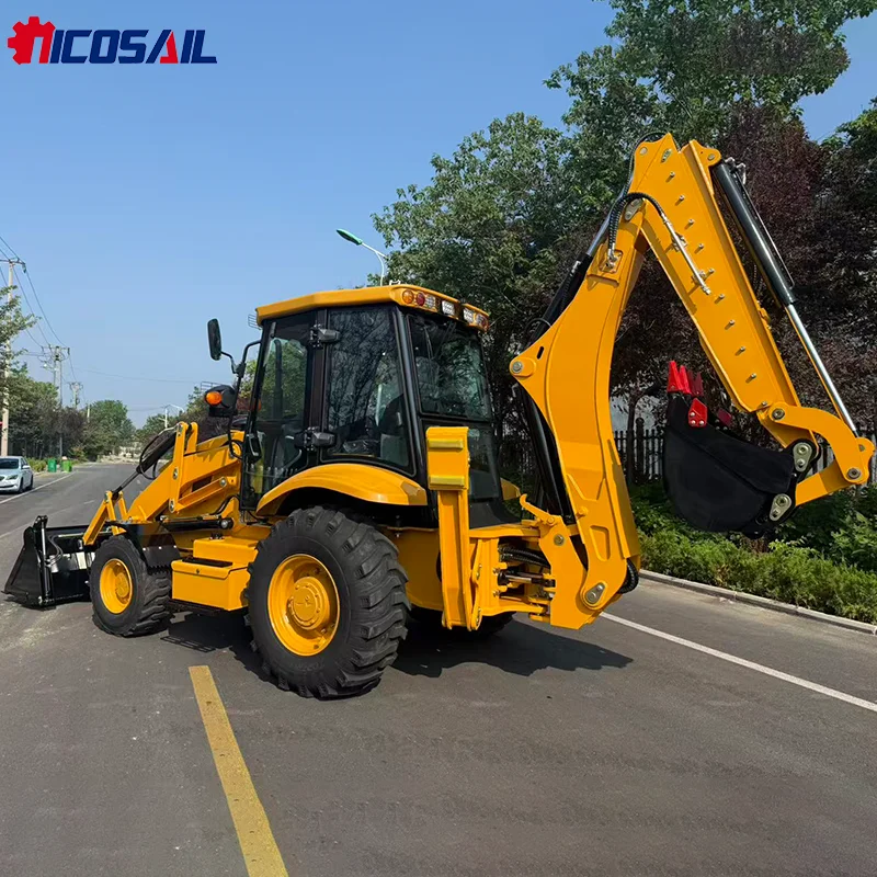 

Nicosail 388 Backhoe Loader Two-End Operation Machinery High-End Machinery Package After-Sales Service