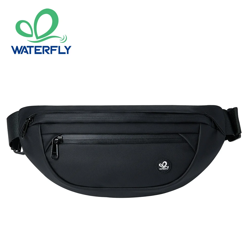 

WATERFLY Fanny Pack Waist Packs Small Waist Bag For Women Men Fashion Crossbody Belt Bags For Hiking Running Travel Walking