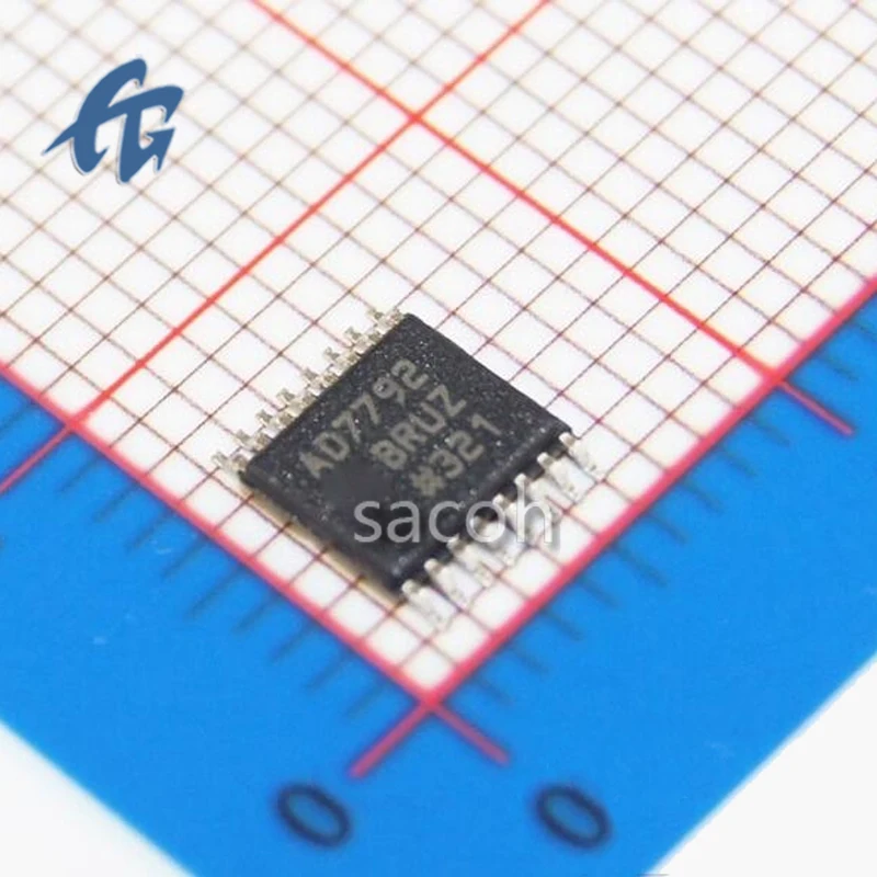 New Original 1Pcs AD7792BRUZ AD7792 TSSOP-16 Analog-to-Digital Converter Chip IC Integrated Circuit Good Quality