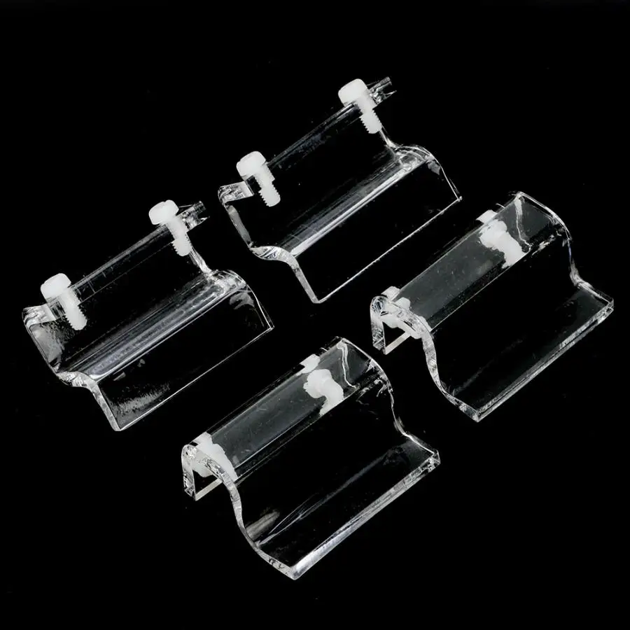 4PCS Acrylic Fish Tank Cover Holder Clear Clip Holder Support Bracket Clamp Support Frame Aquarium Accessories