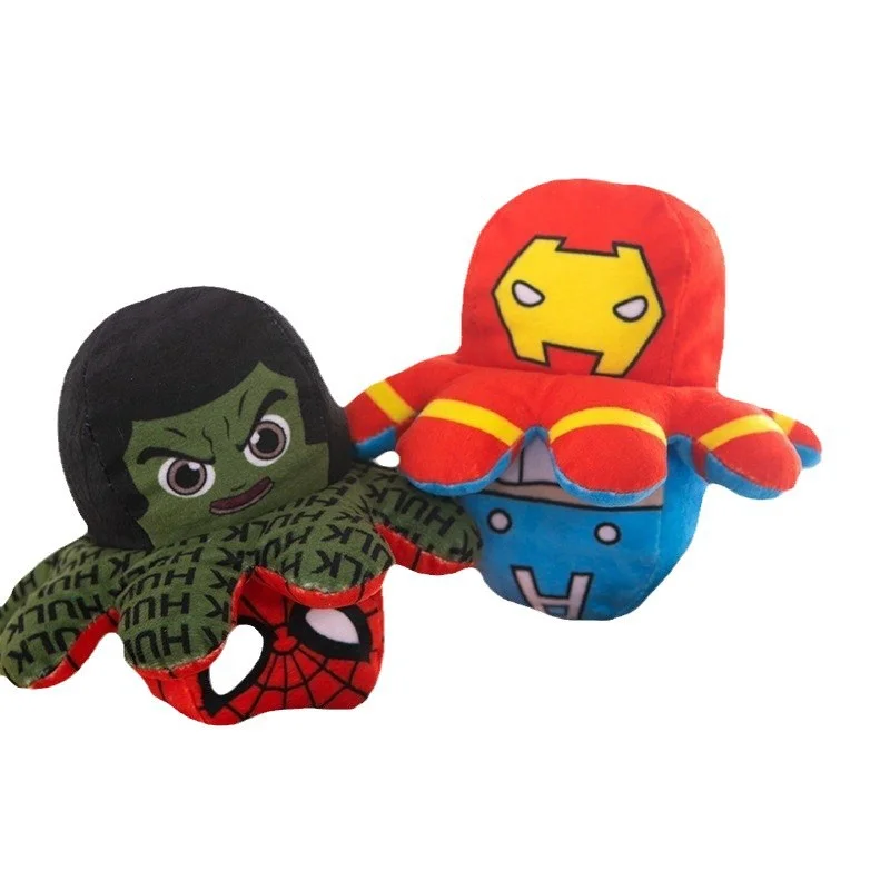 

Hot Marvel Plush Doll Avengers Spiderman Iron Man Captain America Hulk Octopus That Can Be Flipped Creative Cartoon Toy Gift