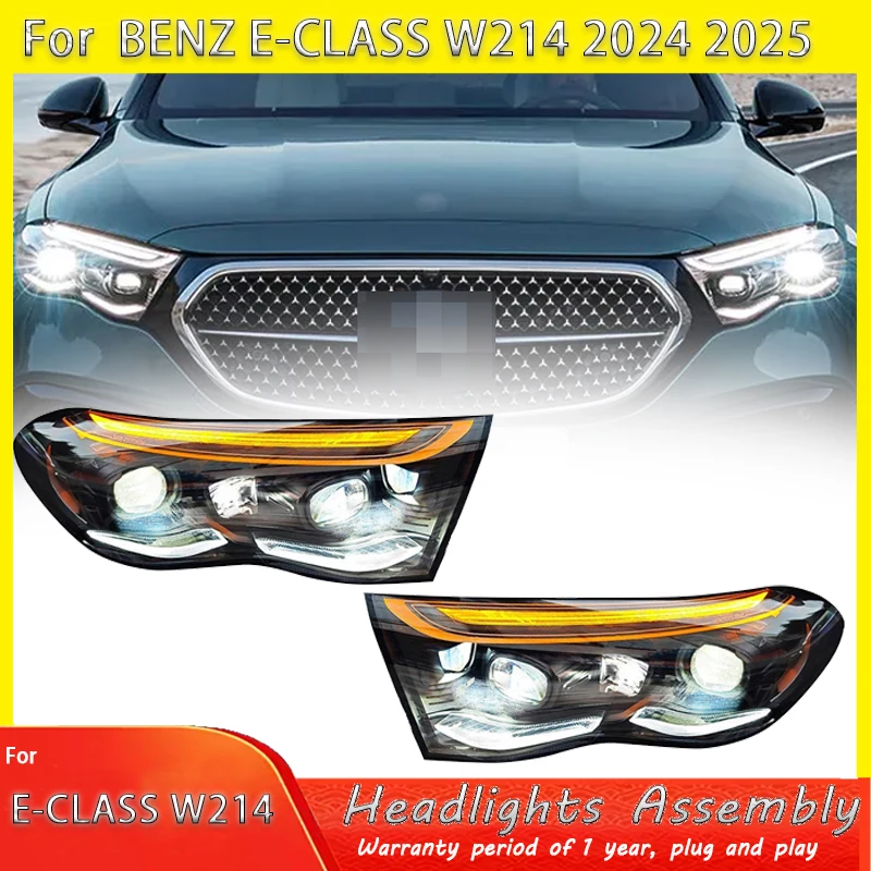 

Car Lights For Mercedes-Benz E-Class W214 2024-2025 LED Projetor Headlamp Daytime Running Light Automotive Accessories