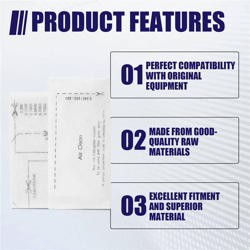 YCOC-Filter Penyedot Debu untuk Lengkap S8340 S8360, C1 C2 C3, Set Filter Suku Cadang Pengganti Filter Knalpot