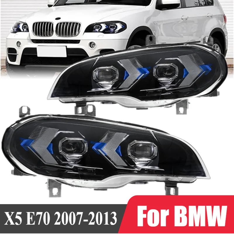 

LED Headlights For BMW X5 E70 2007-2013 Upgrade DRL LED Projector Head Light Assembly Dynamic Turn Signal Indicator Lamps