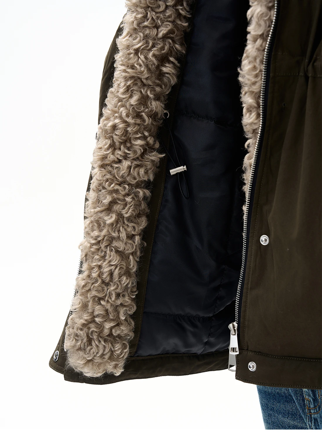 زوجين 2025 شتاء جديد النمط الأمريكي الرجعية منتصف طول جاكيتات الرجال النساء طويلة الأكمام سترات معاطف دافئة فضفاضة الراحة شيك معاطف #5