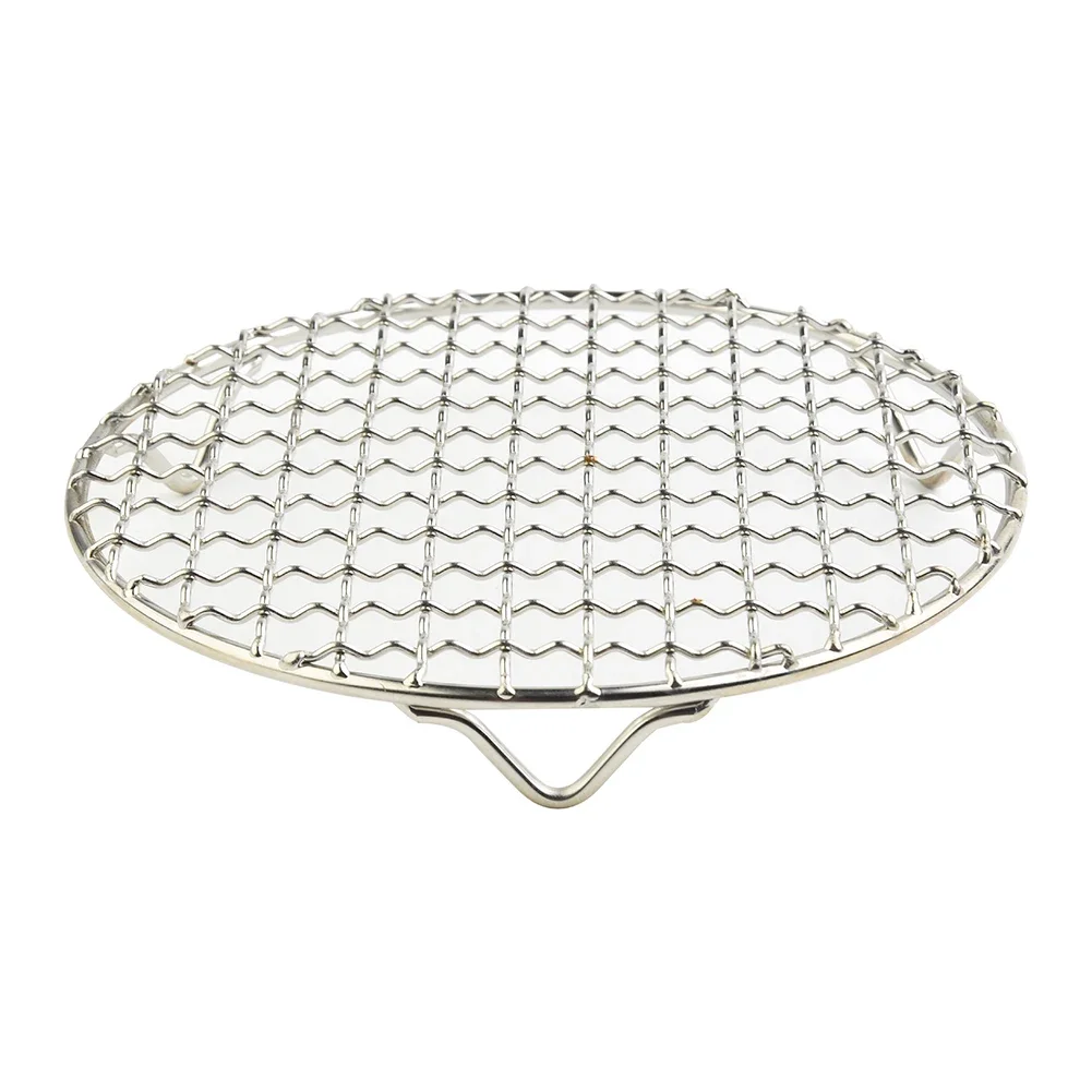 Stainless Steel Round BBQ Net Grill Mesh Roast Nets Bacon Grill Tool Iron Nets Non-stick BBQ Mat Grid Outdoor Barbecue Accessori