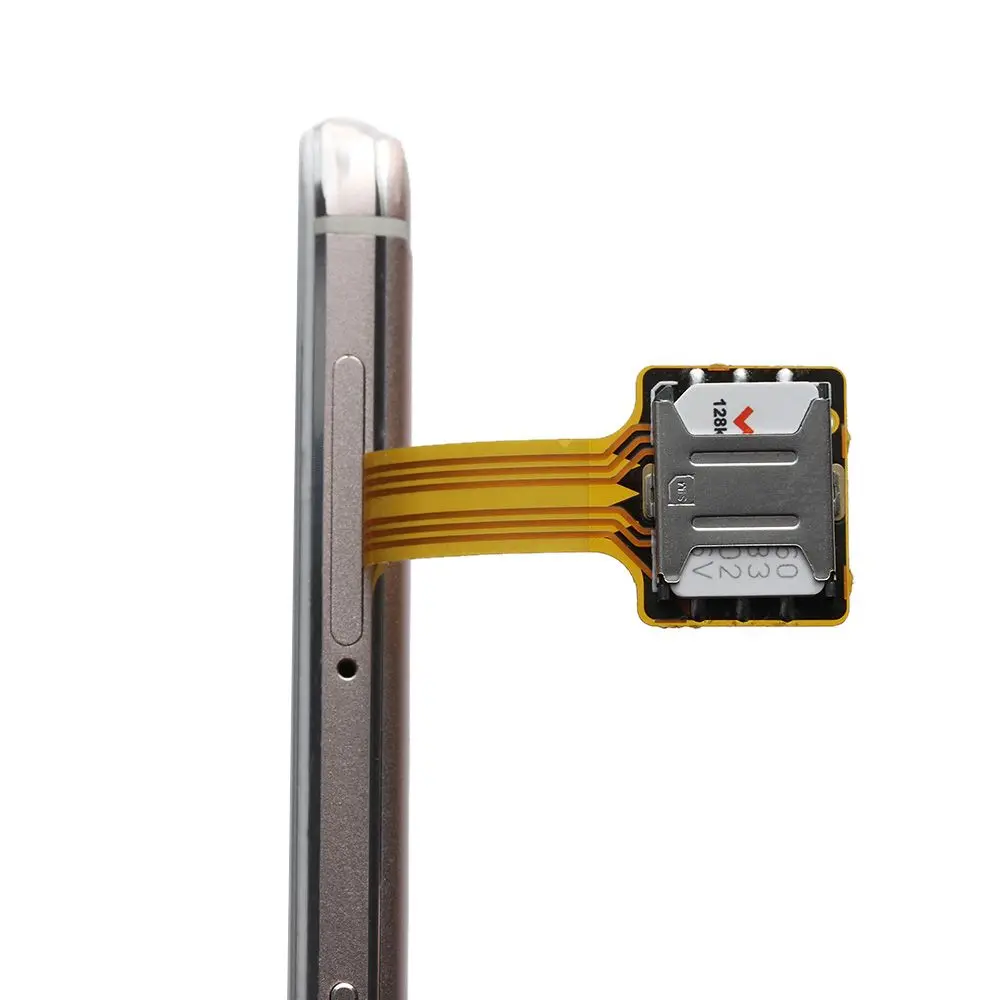 Geek TF DIY Hybrid Sim Slot Nano Cato Dual SIM Card Adapter For Micro SD Extender