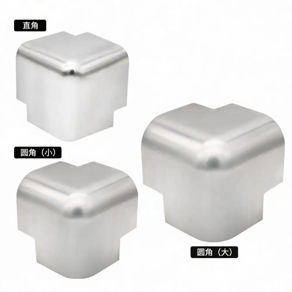 Truck Trailer Cargo Box Corner Protector Durable Stainless Steel Angle Guard Hardware For Refrigerated Van Body Maintenance