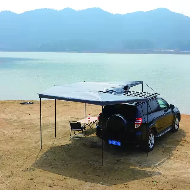 270 Degree Cotton Sunshade Dry Quickly Side RV Tent for Camper Trailer Stand Awning for Caravan Shower Changing Adelaide