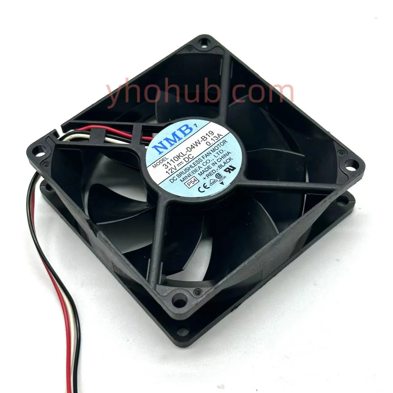 

NMB-MAT 3110KL-04W-B19 P54 DC 12V 0.13A 3-Wire 80X80X25mm Server Cooling Fan