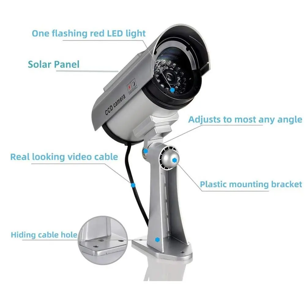 Replacement Security Alert Dummy Fake Camera Home Security Warning Fake Security Camera Alert Surveillance Fake CCTV