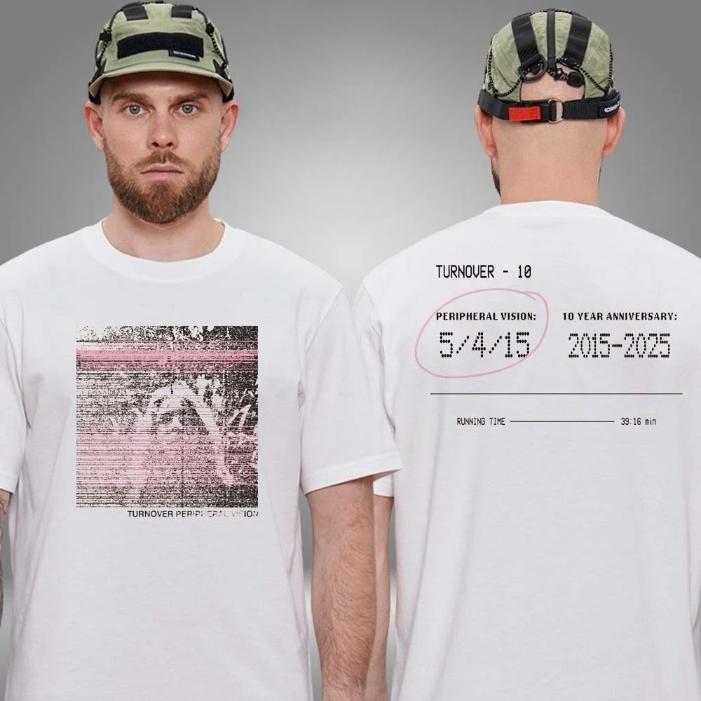 تي شيرت جديد للجنسين بشريط دوران Scribble على الوجهين فاخر عالي الجودة لكل من الرجال والنساء قميص Y2k لصيف 2026 #3