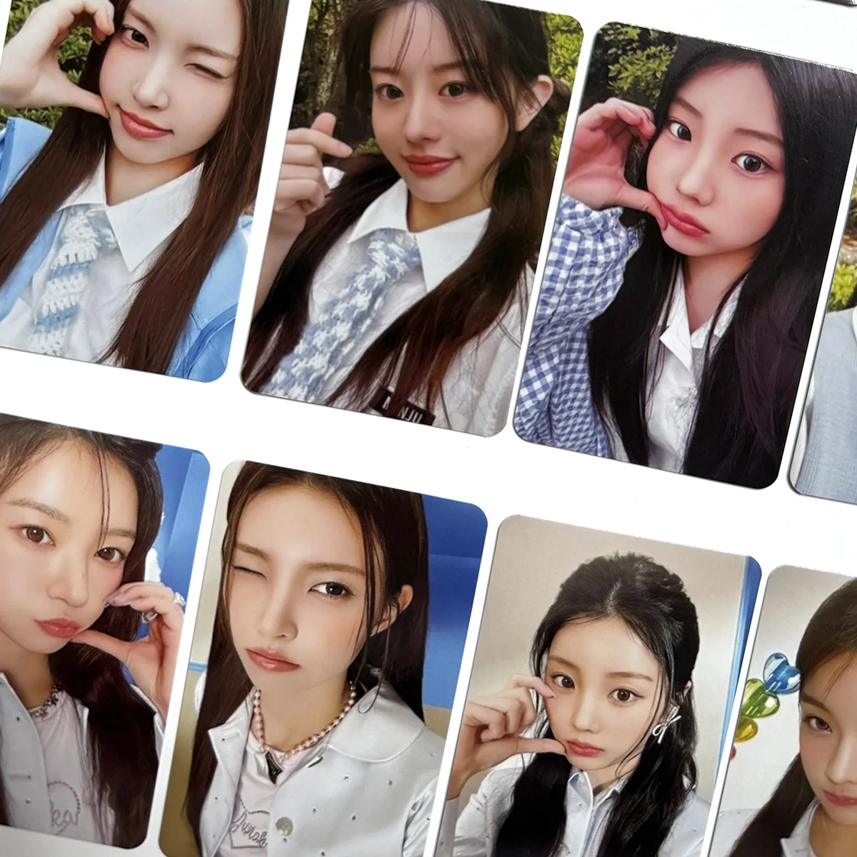 การ์ดรูป KPOP ILLIT GLITTER DAY SEOUL FM ZONE สินค้าแฟนคลับ MOKA IROHA WONHEE การ์ดรูป MINJU YUNAN ของขวัญสำหรับแฟนๆ