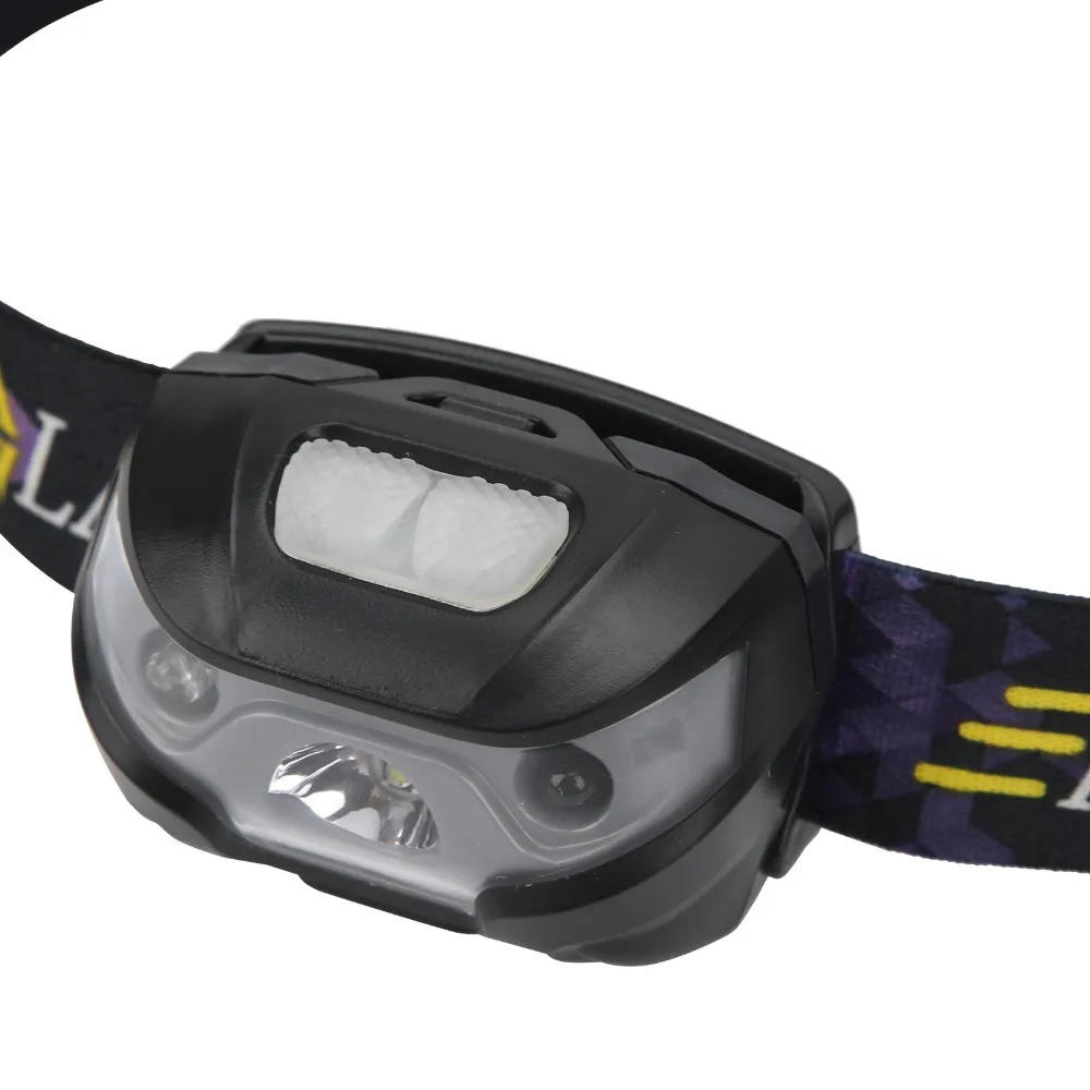 كشافات استشعار عالية السطوع مقاومة للماء قابلة لإعادة الشحن LED كشافات الجسم Senso المحمولة التخييم الجبهة الخفيفة الأنشطة في الهواء الطلق #2