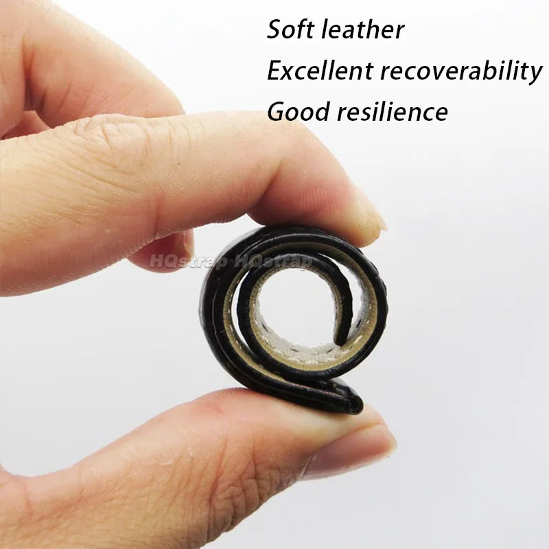 Correa de cuero PU 8mm 10mm 12mm 14mm 16mm 18mm 20mm 22mm 24mm pulsera suave y cómoda pulsera de repuesto Universal