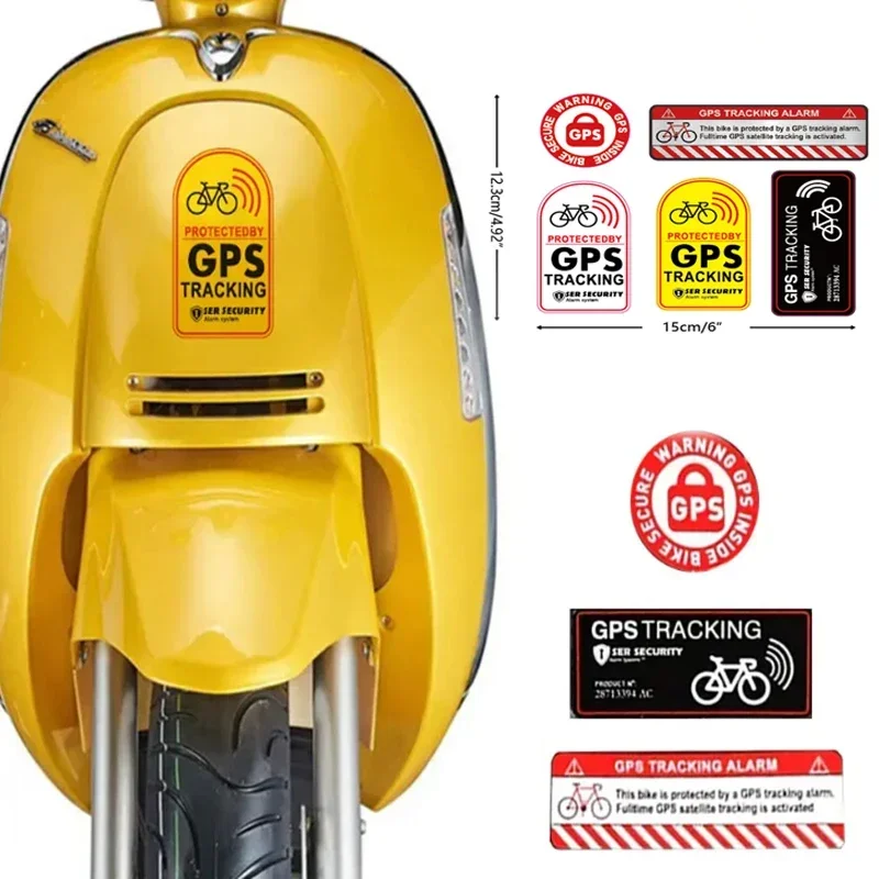 

Car Monitoring GPS Tracking Warning Stickers Anti-theft Anti-touch Anti-scratch Car Recorder Decorative Reflective Stickers