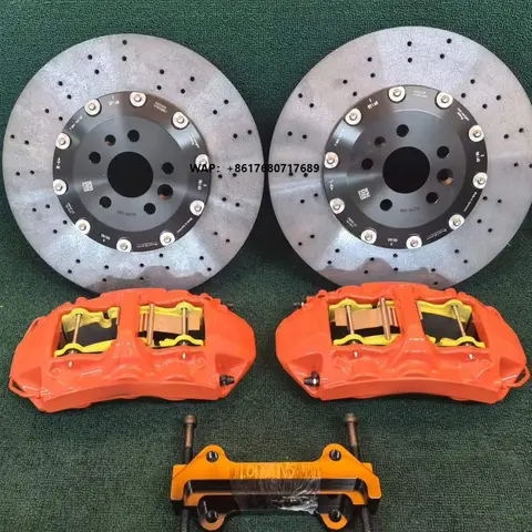 New for Brembo GT6 6 Piston Brake Caliper Kit with Carbon Ceramic Rotors for ZEEKR 7X Direct Upgrade Performance Brake System