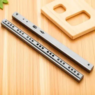 

2Pcs Steel Ball Bearing Drawer Slides Narrow Double Direction Smooth Quiet Operation Kitchen Trash Can Slider Undermount Drawer