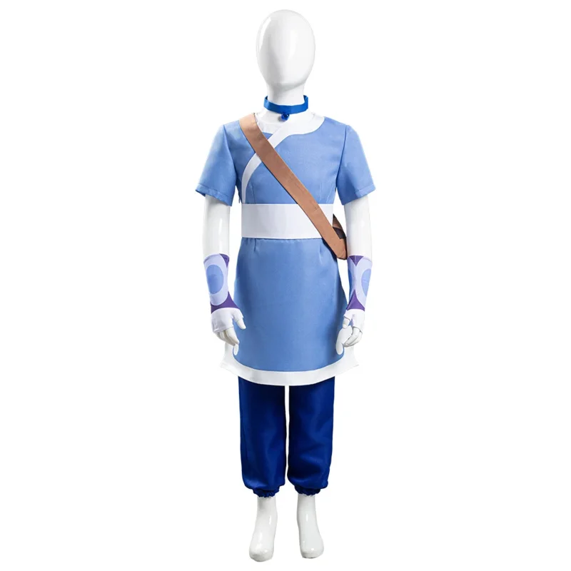 Costume Cosplay Avatar Aang pour enfants, le dernier maître de l'air, Toph Katara, tenue pour garçons et filles, déguisement imbibé, Halloween, fête de carnaval