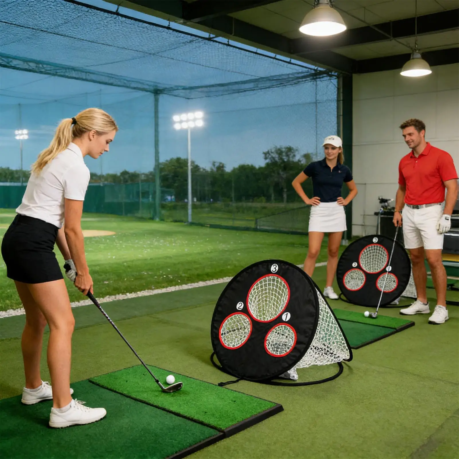 

Сетка для ударов в гольф, портативный складной регулируемый инструмент, сетки для ударов в гольф для мужчин, наполнители для любителей отца в гольф, в помещении и на открытом воздухе